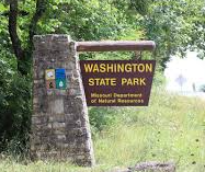 Washington State Park, located on Highway 21 at the North edge of Washington County