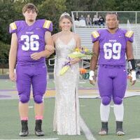 P.H.S. SOPHOMORE MAID  was Lauryn Reed who was escorted by #36 (Big Brother) Senior Bryce Reed and #69 Senior Amondre McCaul.